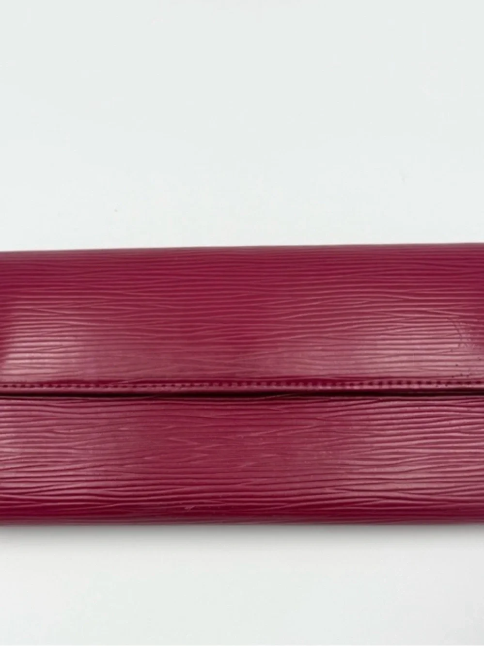 Louis Vuitton Magenta Epi Leather Long Wallet